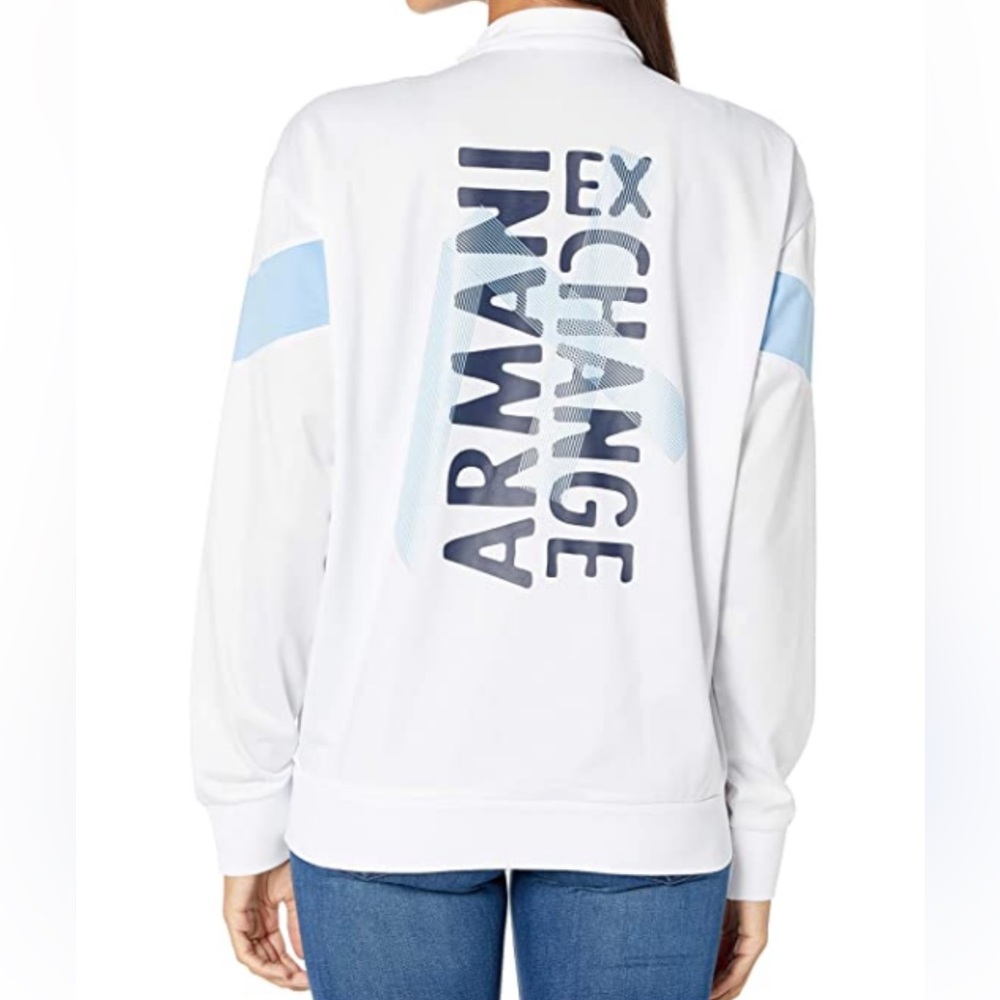 A/X Armani Exchange Woman’s Full Zip Track Jacket - Picture 3 of 11